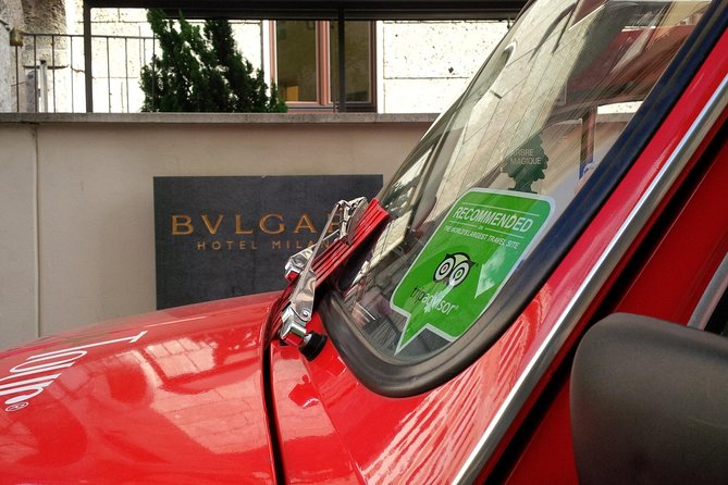 2 hour Vintage Fiat 500 Central City Tour in Milan - Pick your two stops: the real trick to enjoying this route
