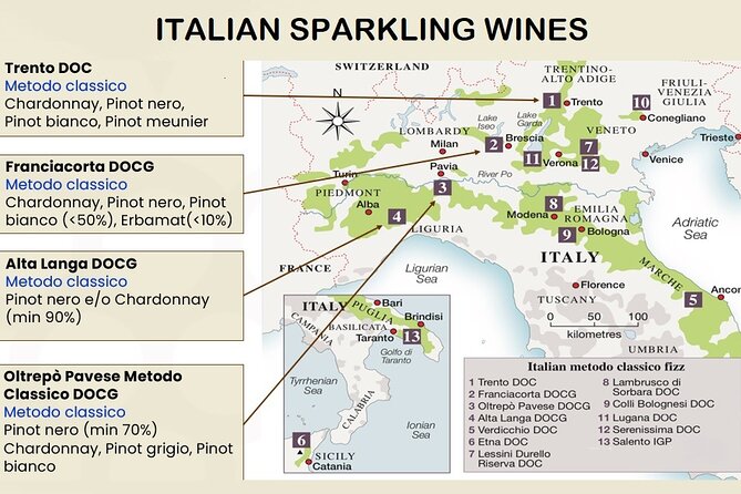 3 Italian sparkling wines and how to distinguish them: Prosecco, Franciacorta.. - Who Should Book This (and Who Might Not)
