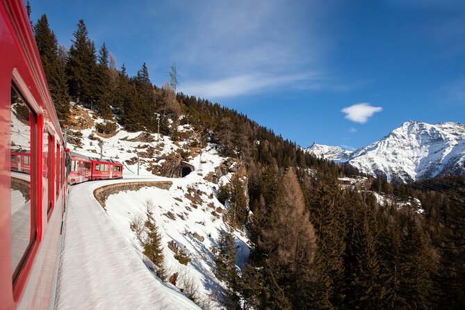 Bernina Express Train and St. Moritz Day Tour from Milan - Morteratsch Glacier (1 Hour): Short Visit, Big Impact