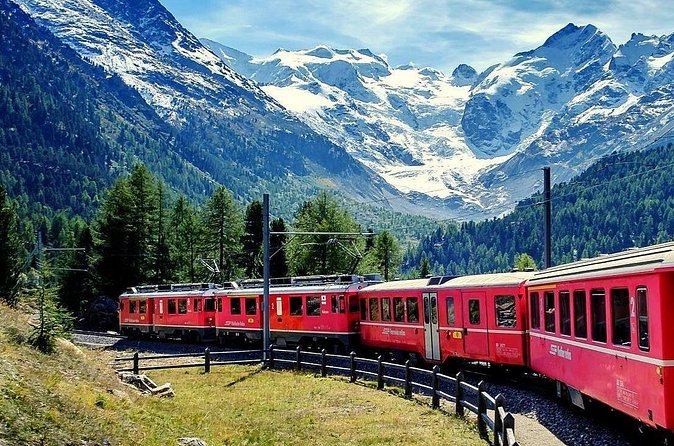 Bernina Express Train and St. Moritz Day Tour from Milan - The 4-Hour Swiss Alps Viewing Block: More Train Time to Watch the World Shift