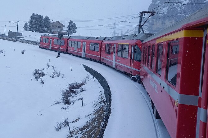 Bernina Red Train, Swiss Alps & St Moritz From Milan - Tirano in the Evening: A Different Pace Before the Bus Home