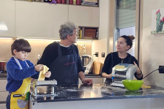Cooking class : Fresh pasta and tiramisu for children in Milan - Tiramisu first: aprons on, step-by-step dessert making