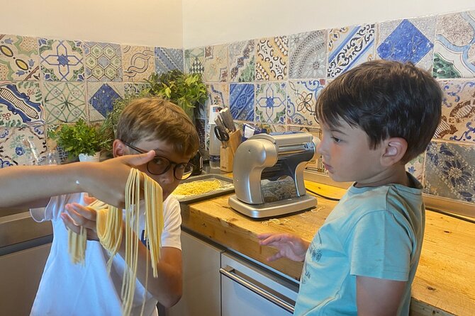 Cooking class : Fresh pasta and tiramisu for children in Milan - The tasting: pride first, plates second