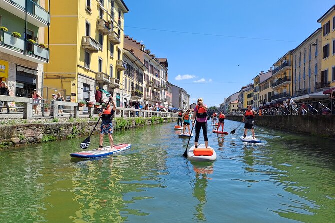 Discover Milan's Navigli by SUP: a wellness experience - Stefano’s Coaching: Patient, Mindful, and Practical