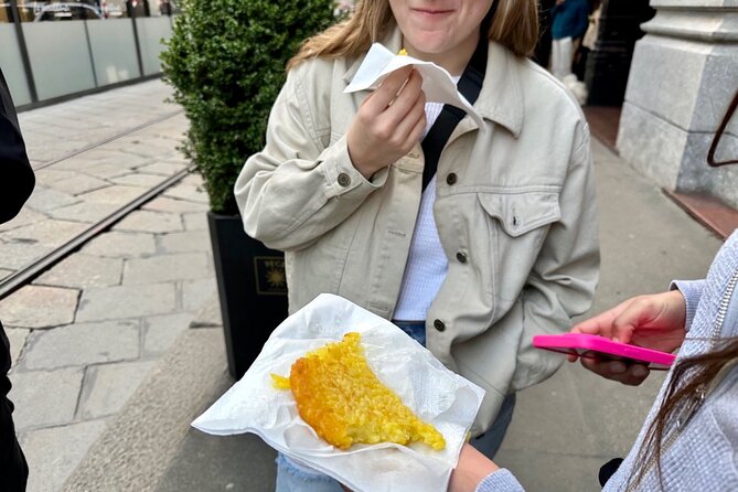 Eating Milan Street Food Tour with Guided Tasting and Sightseeing - Piazza della Scala and Palazzo Marino: art, opera, and city power