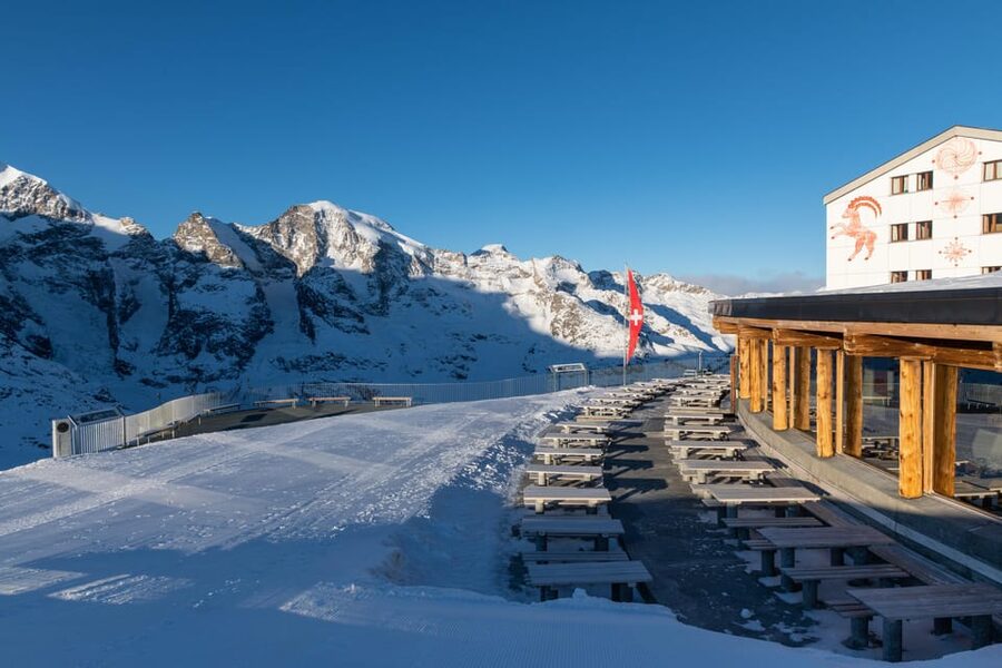 From Milan: Bernina Red Train & Lunch with Mountain Views - Lunch at Berghaus/Refuge Diavolezza: Pizzoccheri at altitude