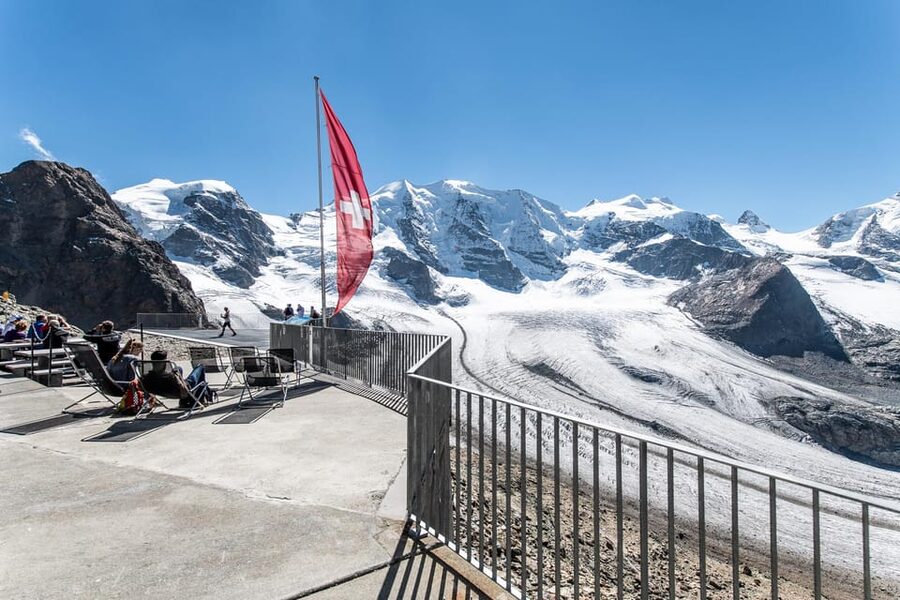 From Milan: Bernina Red Train & Lunch with Mountain Views - Coach ride to the Bernina area (with St. Moritz pass-by views)