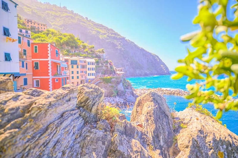 From Milan:Cinque Terre National Park with Limoncino Tasting - Riomaggiore: Cliffside Colors and Harbor Life