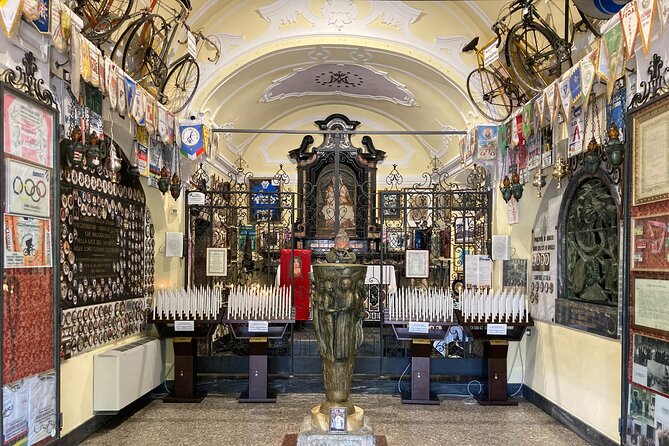From Milan: Como and Bellagio with lake cruise - Santuario del Ghisallo and the cycling museum stop