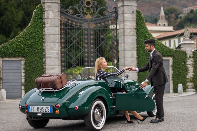 From Milan | Drive a vintage car on Lake Como - Stop 3: Ossuccio Lido and Comacina Island Views, With Lunch Options