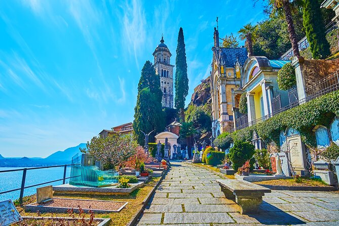 From Milan: Morcote, Bellagio & Lugano in a Private Luxury Van - Lugano for Swiss Style and Chocolate-Stop Freedom