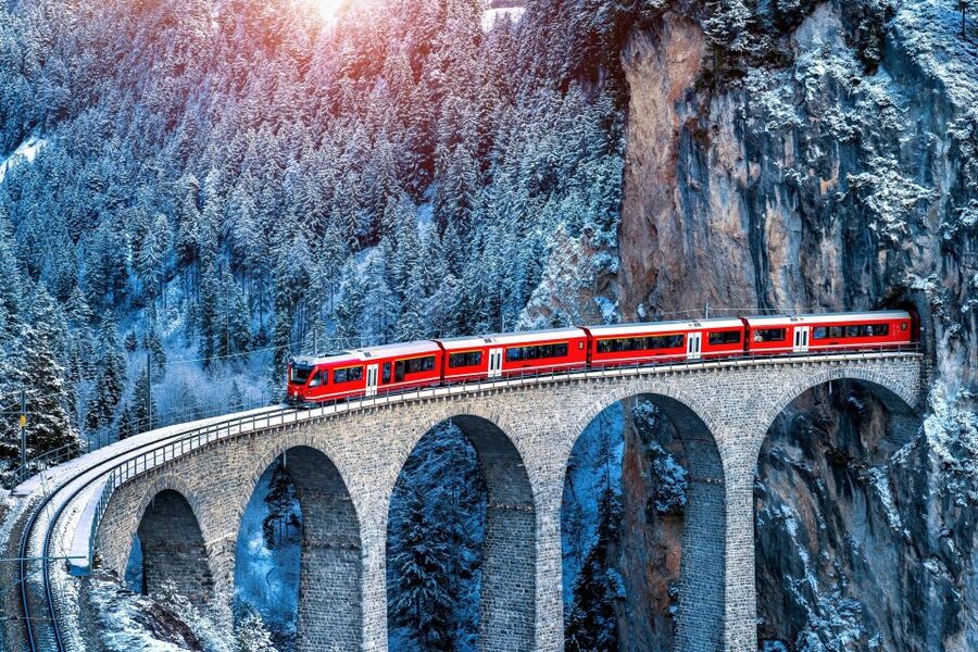 From Milan: St Moritz & Alps Day Trip with Bernina Red Train - Tirano: medieval streets, markets, and a more local feel