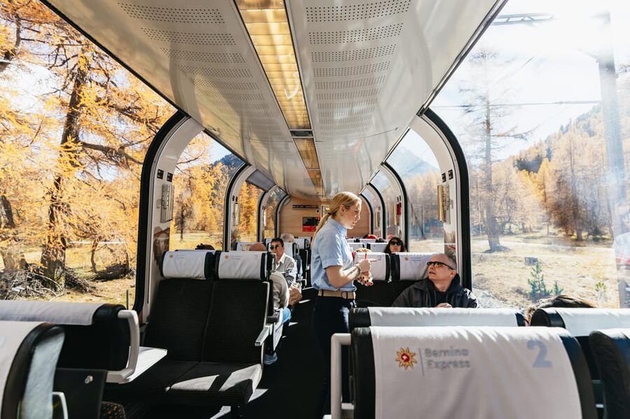 From Milan: St. Moritz and Panoramic Bernina Express Tour - Milan to St. Moritz by bus: the calm start before the big rail