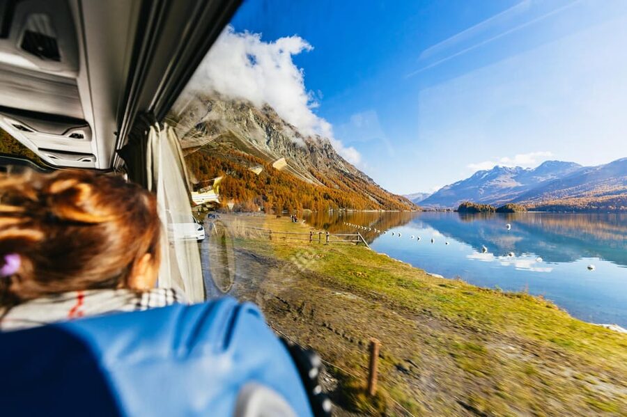 From Milan: St. Moritz and Panoramic Bernina Express Tour - Morteratsch Glacier and Montebello Curve: where your eyes should go first