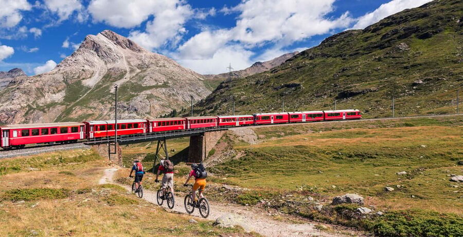 From Milan: St. Moritz Day Tour by Bernina Train - The Bernina red train: the reason the day exists