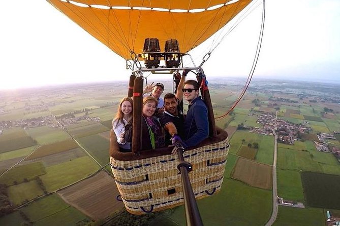 Lombardy Hot Air Balloon Flight Milan - The landing toast and the ride back to central Milan