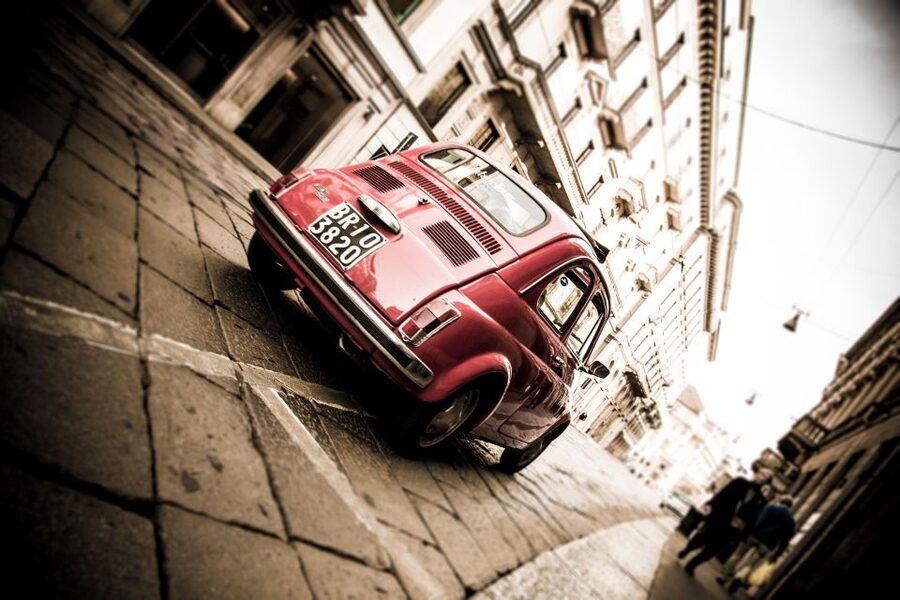 Milan: Canals Tour by Vintage Fiat 500 (2hs, 2 stops) - Stop-by-stop: from Sforza Castle views to Navigli District photos
