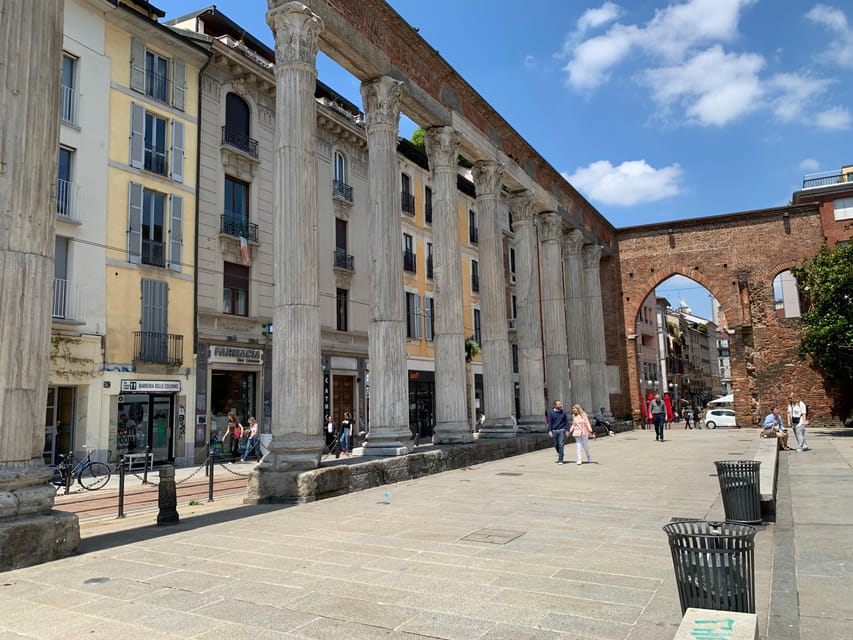 Milan: City Highlights Bike Tour - Sant’Ambrogio, Navigli canals, and the Columns of St. Lawrence