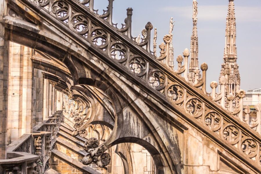 Milan Duomo and Rooftop 2-Hour Guided Tour - On the Rooftop: Statues, Spires, Zodiac, and That Virgin Mary Moment