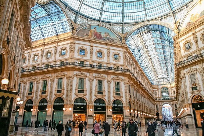 Milan: Duomo, Scala, Sforza Castle and Last Supper Private Tour - Galleria Vittorio Emanuele II: Milan’s drawing room, minus the hassle