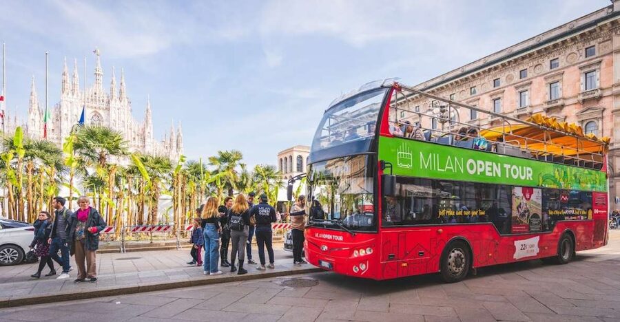 Milan: Gray Line Milan Open Tour Hop-On Hop-Off Bus Tour - Duomo, Scala, Brera, and Castello: the classic core loop