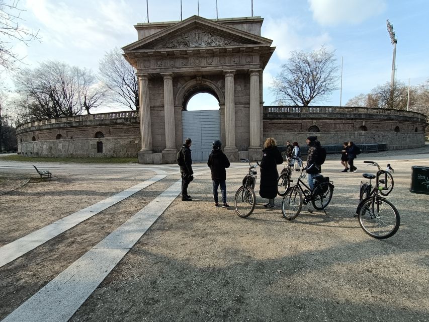 Milan: Guided Bike Tour - Sforza Castle: the exterior, then the inner courtyards