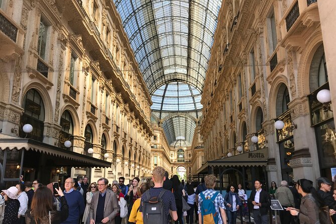 Milan Highlights, Duomo & Last Supper Full Day Private Tour - Galleria Vittorio Emanuele II and the La Scala exterior stop