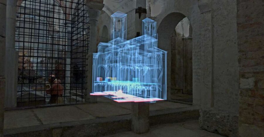 Milan | In the Crypt of time, holographic tour - The 20-Minute Time Travel Flow: What Happens While You Wear the Glasses