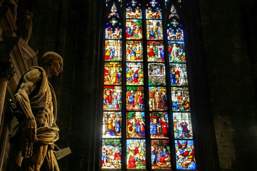 Milan: Milan Cathedral Direct Entrance - Terrace Excluded - Inside the Duomo: Gothic vaults, columns, stained glass, and famous statues