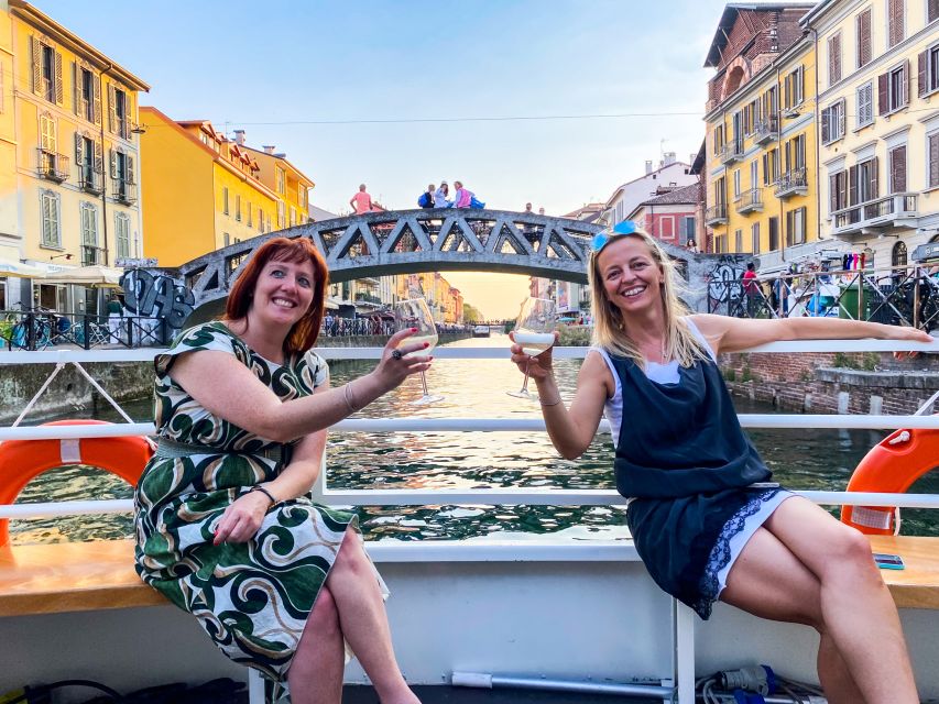 Milan: Navigli District Canal Boat Tour with Aperitivo - Navigli at water level: why this hour feels different