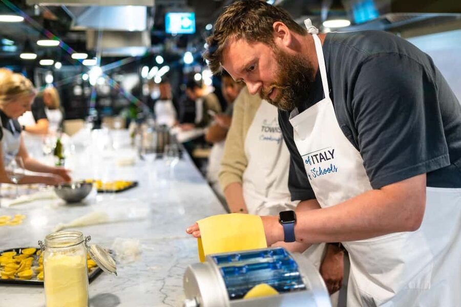 Milan: Pasta Class with Gelato or Tiramisù & Unlimited Wine - Making tagliatelle and stuffed ravioli: the part you’ll talk about later