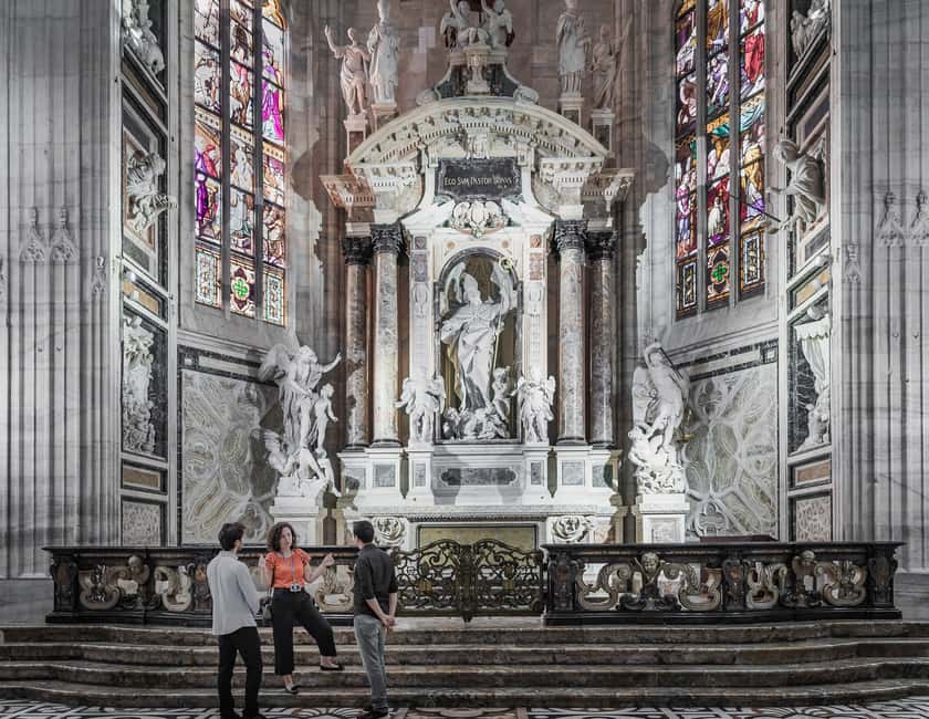 Milan: Private City Tour With Milan Cathedral & Terraces - Inside the Duomo: white marble and five centuries of work