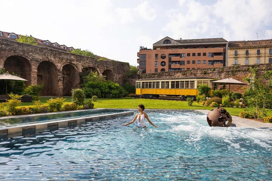Milan: QC Termemilano Spa Admission Ticket - The first loop: pools, steam, relaxation rooms, and Kneipp paths