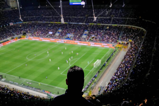 Milan: See a football game in Milan together with locals - Drinks and the reality of matchday food