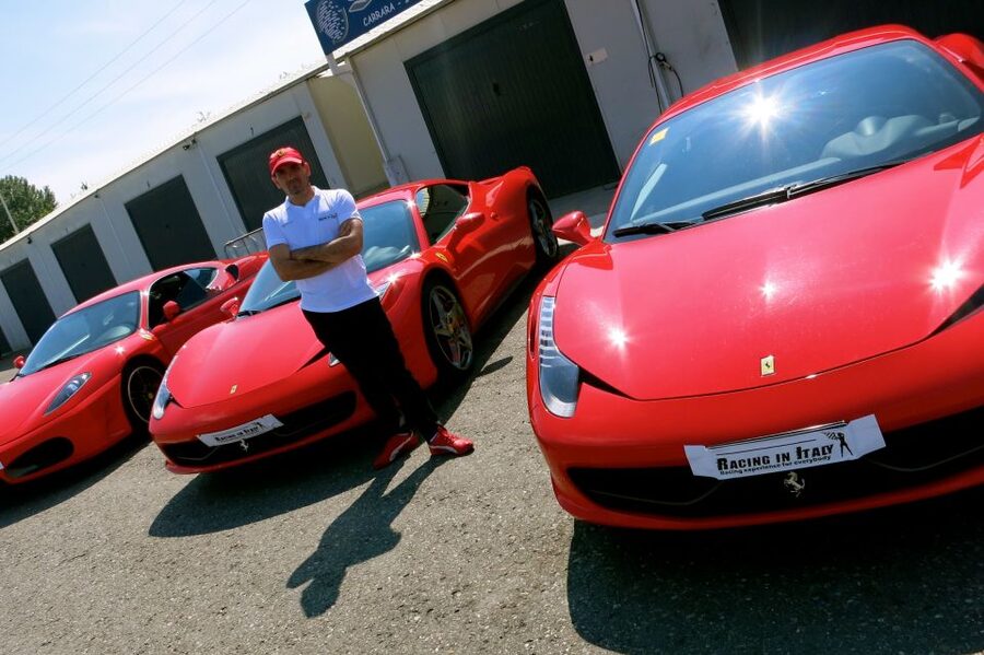 Milan: Test Drive a Ferrari 458 on a Race Track with Video - A Ferrari 458 on a real track near Milan