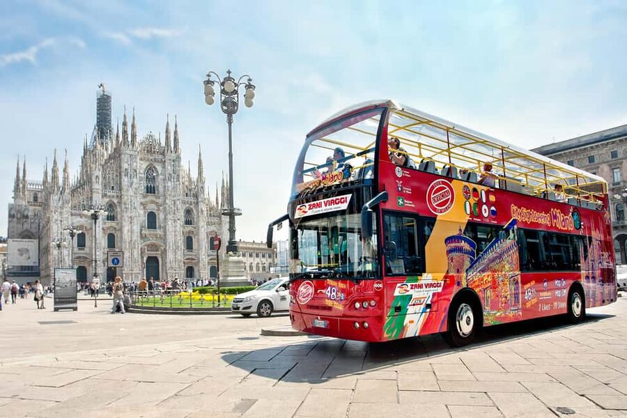 Milan: The Milan Pass City Card - Hop-on hop-off buses: good coverage, not perfect pacing