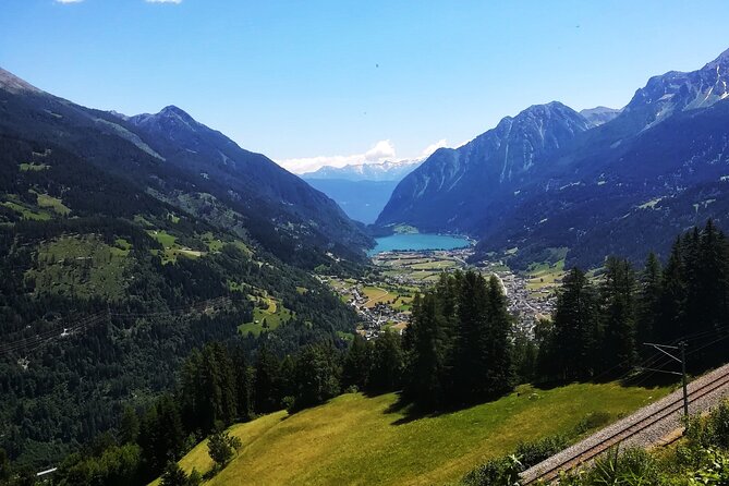 Private 1st Class Bernina Panoramic – St. Moritz & Swiss Alps - Maloja Pass and Lake Como: two view stops that bookend your day