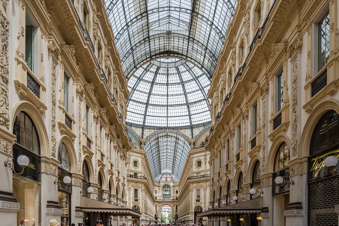 Private 4-Hour Walking Tour of Milan with private official tour guide - Galleria Vittorio Emanuele II: architecture and the temptation to browse
