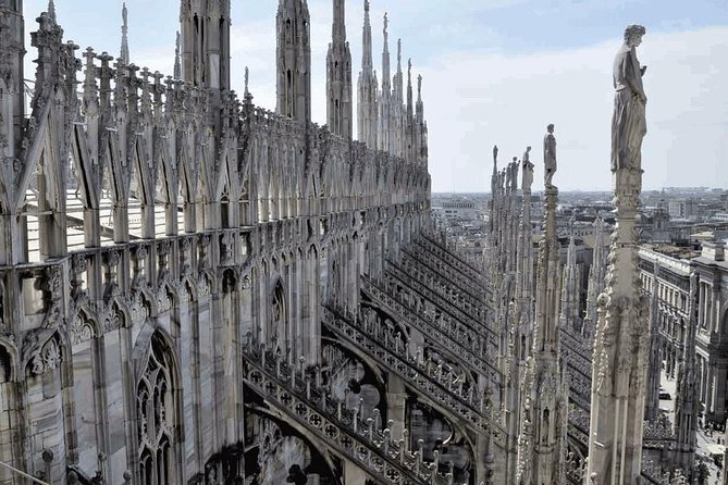 Private Milan Bike Tour - The Duomo Complex: Rooftop Views and the Older Church Below