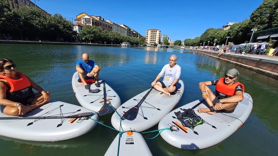 SUPMindfulness on Navigli: wellness experience in Milan - Mindfulness in Motion: Turning Paddling Into Breathing Practice